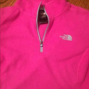 North Face pink fleece